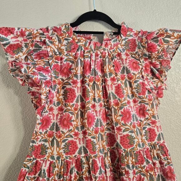 Caroline Constas Flutter Mini Dress Strawberry Print Sz M New - Picture 4 of 9